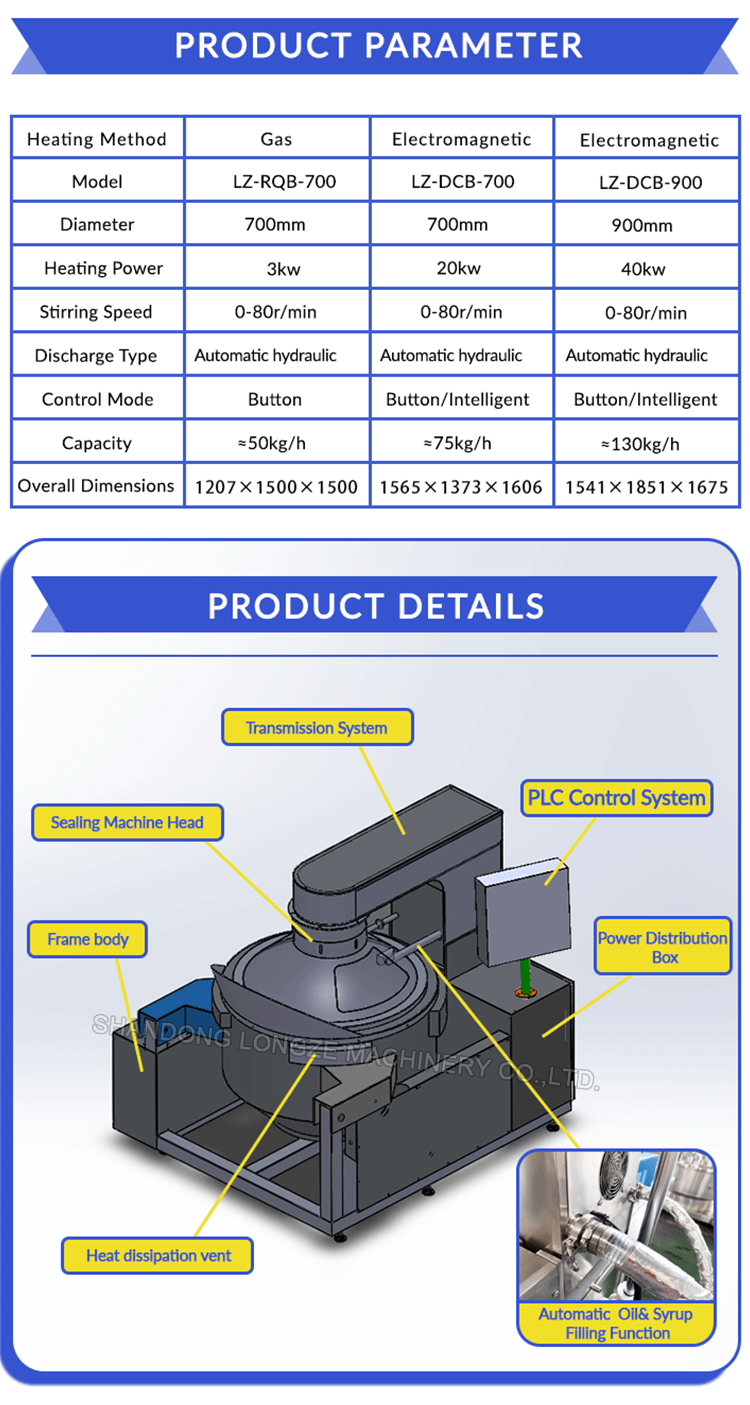 New commercial popcorn making machine prices,Automatic caramel popcorn machine,Large Capacity Industrial Gas Popcorn Machine