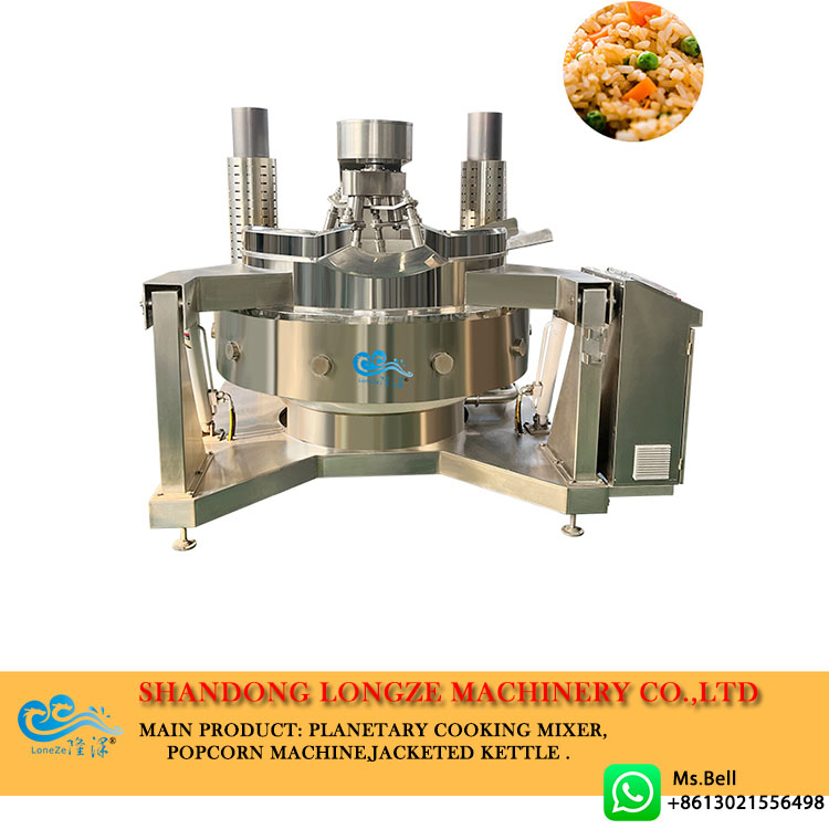 automatic cooking mixer， pre-prepared cooking mixer，large cooking mixer machine