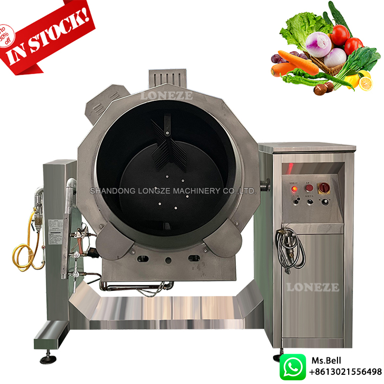 intelligent cooking drum machine, automatic stir fry machine,cooking robot machine