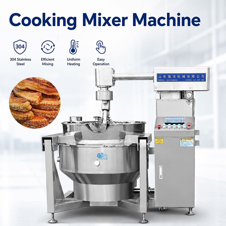 industrial cooking mixer, pork cracklings machine, commercial chicharrones maker