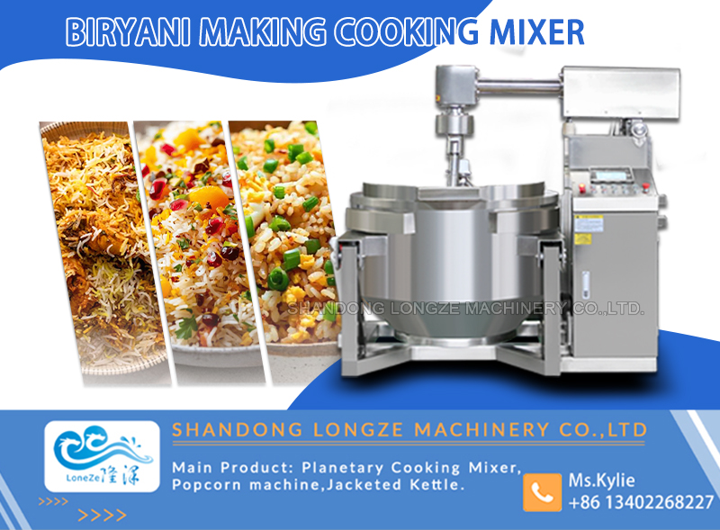 industrial biryani maker, biryani cooking mixer, multifunctional cooking mixer
