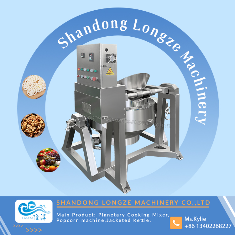 industrial automatic blanching machine，gas heating boiling pot，Stainless steel commercial tilting blanching machine