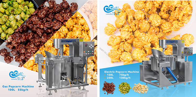 full automatic popcorn machine,commercial popcorn making machine,big capacity popcorn maker