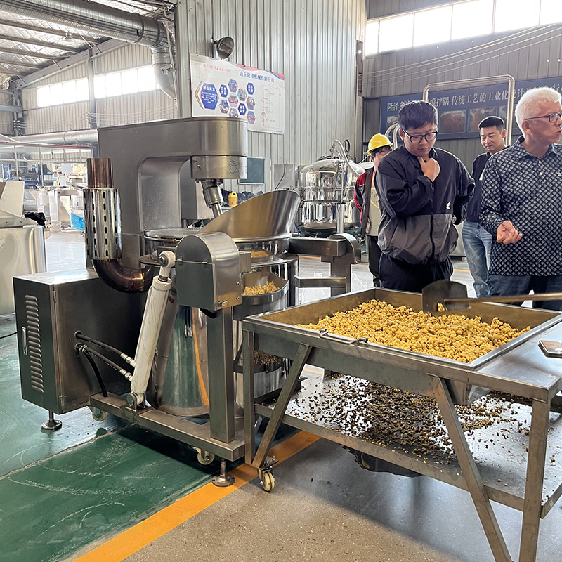 Automatic Popcorn Making Machine,Caramel Popcorn Machine,Gas Popcorn Maker