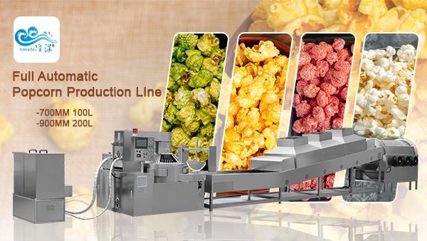 Ligne de production de pop-corn industrielle de 200 L