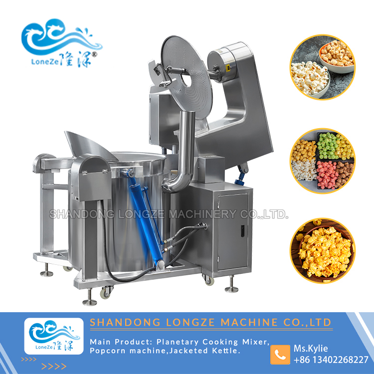 Commercial Electric Induction Popcorn Machine,Full Automatic Gas Popcorn Making Machine,Industrial Automatic Popcorn Machine