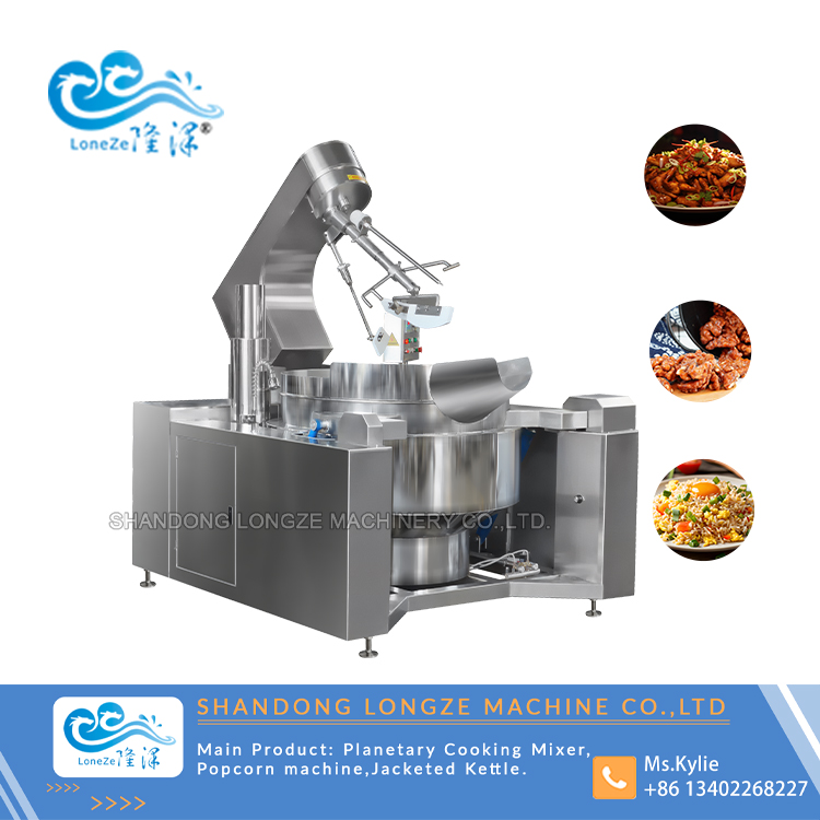 Industrial Jam Cooking Mixer,Gas Cooking Pot With Mixer,Sauce Food Cooking Mixer Machine