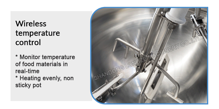 Electric Cooking Mixer Machine,Sauce Food Cooking Mixer Machine,Industrial Cooking Kettle with Mixer