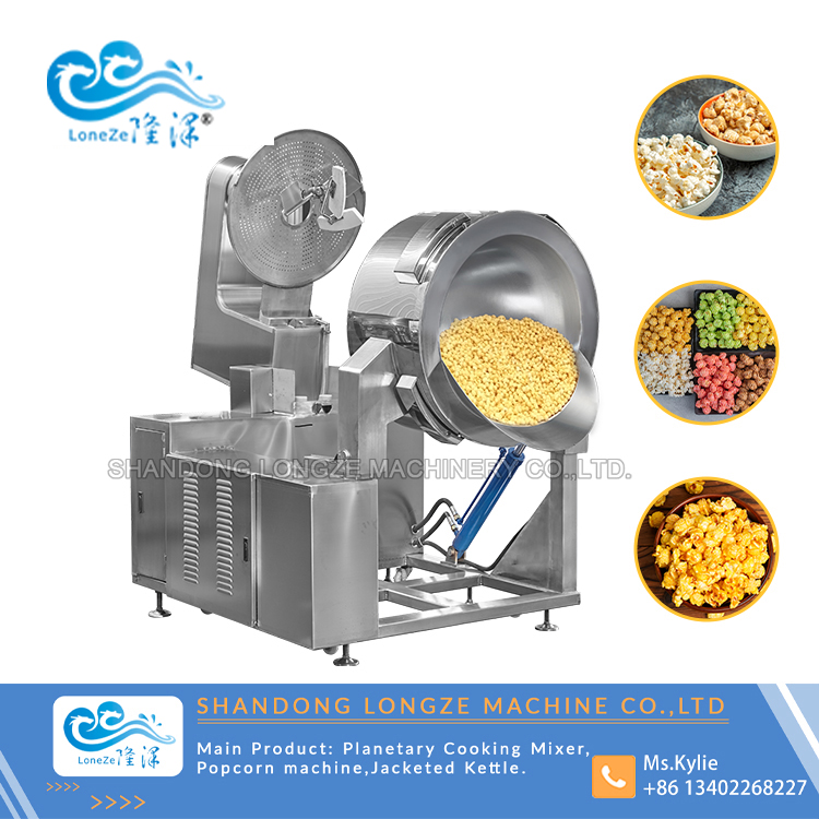 Commercial Electric Induction Popcorn Machine,Full Automatic Gas Popcorn Making Machine,Industrial Automatic Popcorn Machine