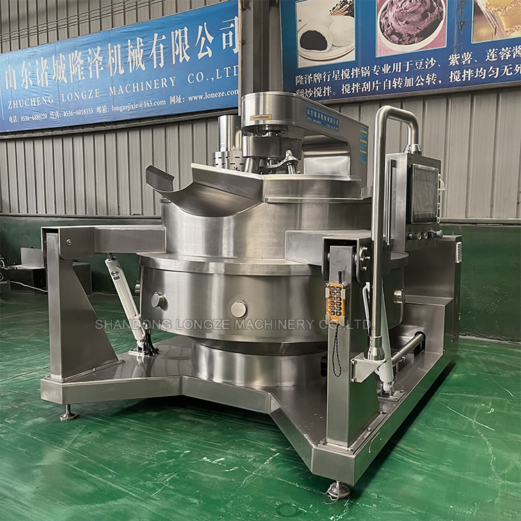 Industrial Jam Cooking Mixer,Gas Cooking Pot With Mixer,Sauce Food Cooking Mixer Machine