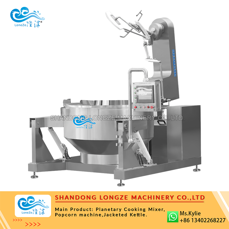 Industrial Cooking Mixer, Curry Sauce Making Machine, Large Capacity Mixer