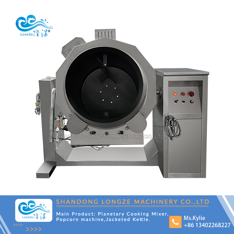 Intelligent Drum Stir Fry Cooking Machine,Gas Electric Cooking Robot Machine,Auto Drum Rotating Cooking Robot Machine