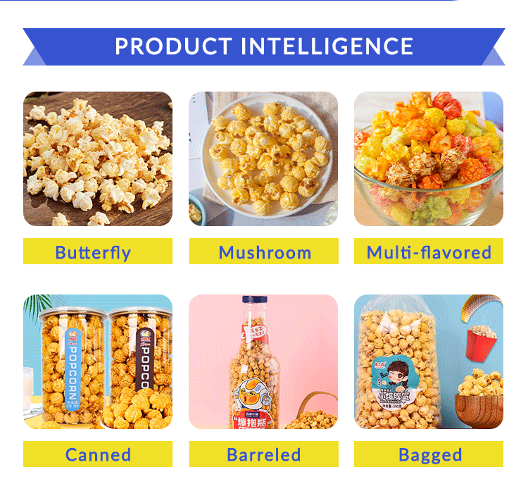 Fully Automatic Commercial Popcorn Machine，Industrial Large Automatic Commercial Popcorn Machine，Stainless Steel Automatic Popcorn Making Machine