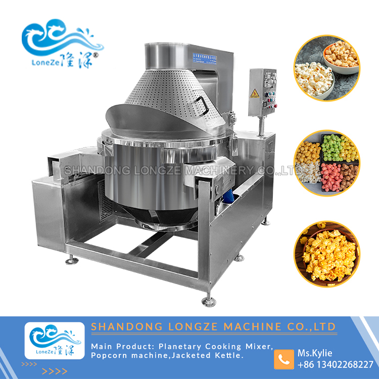 Commercial Electric Induction Popcorn Machine,Full Automatic Gas Popcorn Making Machine,Industrial Automatic Popcorn Machine