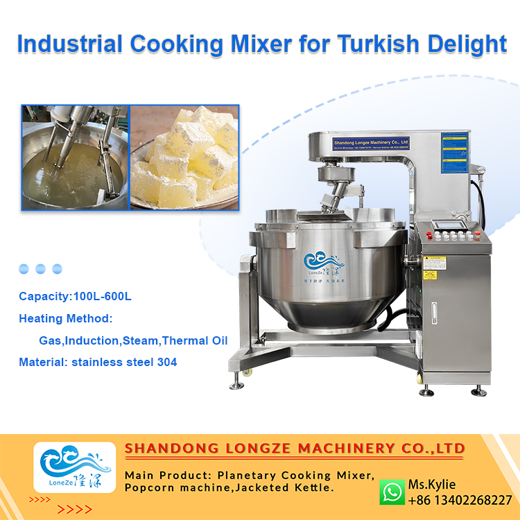 industrial cooking mixer, Turkish delight cooking machine, cooking mixer machine