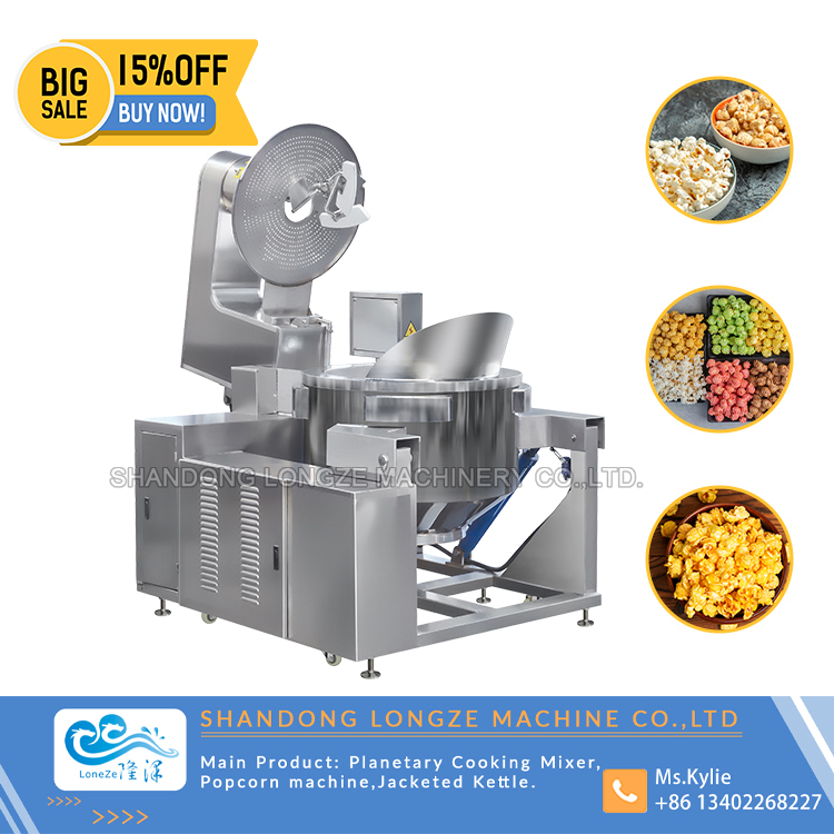 Commercial Electric Induction Popcorn Machine,Full Automatic Popcorn Making Machine,Industrial Automatic Popcorn Machine