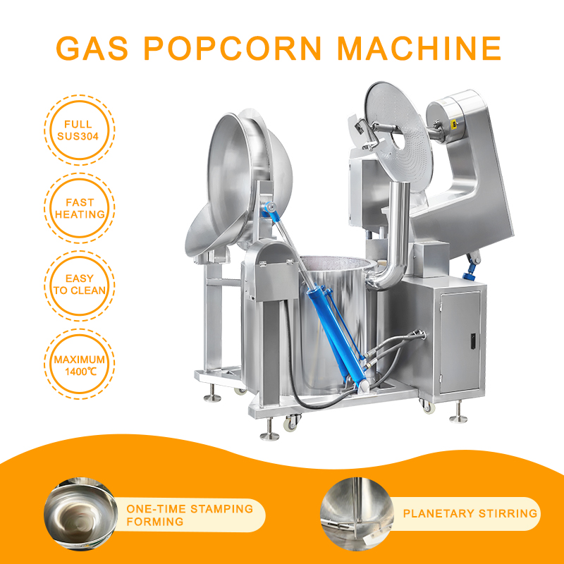 Automatic Popcorn Making Machine,Caramel Popcorn Machine,Gas Popcorn Maker