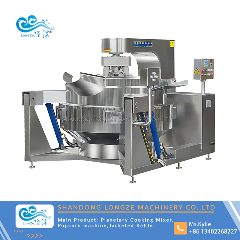 Cooking Kettle With Mixer，Cooking Mixer Machine，Jacketed Kettle With Mixer