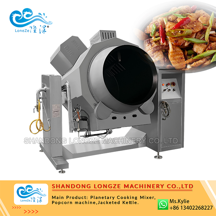 Robot Cooking Machine,Stir Fry Machines,Automatic Drum Stir Fry Machine