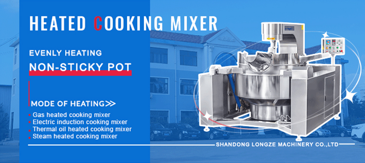 Electric Cooking Mixer Machine,Industrial Jam Cooking Mixer,Automatic Food Cooking Pot With Mixer