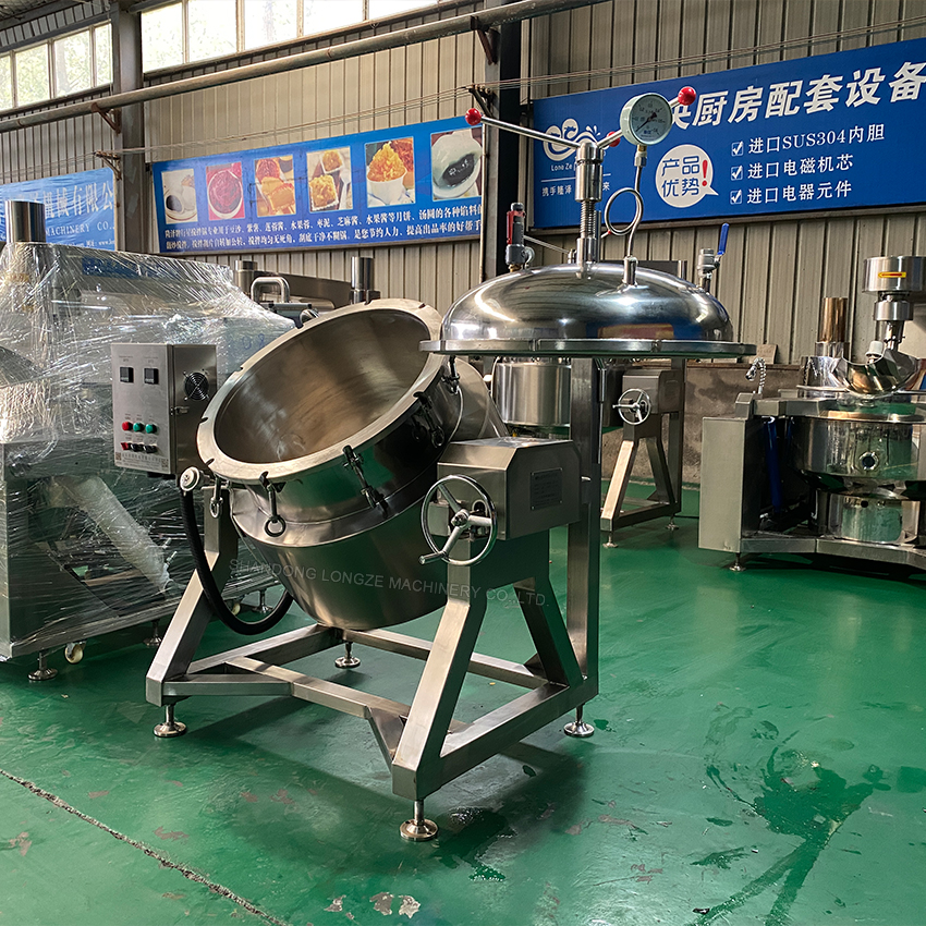 Stainless Steel Industrial Pressure Cooker,Tilting Electric High Pressure Cooking Pot,Food Pressure Cooking Pot