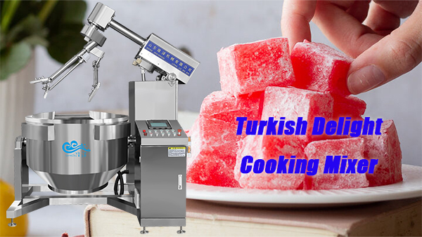 Bagaimana cara membuat Turkish Delight menggunakan mesin mixer masak?