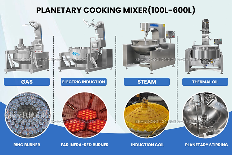 industrial biryani maker, biryani cooking mixer, multifunctional cooking mixer