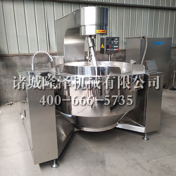 Sauce stirring pot professional stuffing cooking equipment_Industry  knowledge_Bean paste cooking mixer_Jam paste cooking mixer_Ball shape  popcorn processing line-Zhucheng Longze Machinery Co.,Ltd