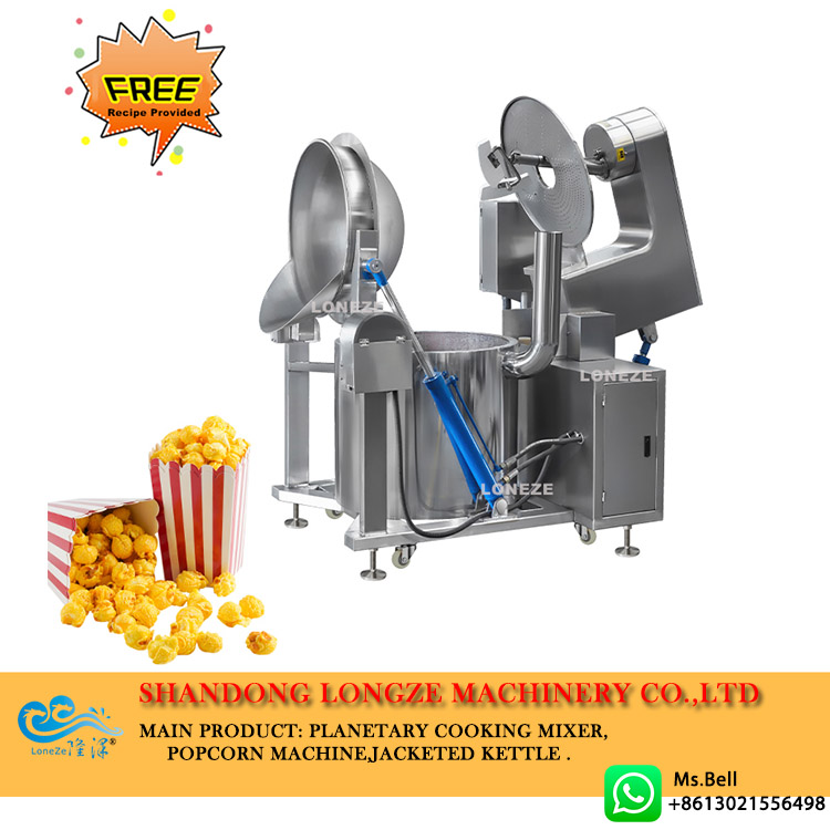 large popcorn machine, gas popcorn machine, industrial popcorn machine