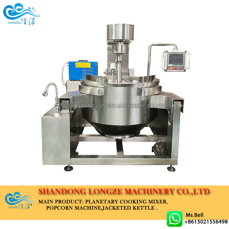 industrial cooking machine with stirrer, syrup cooking mixer machine,planetary cooking stirrer machine