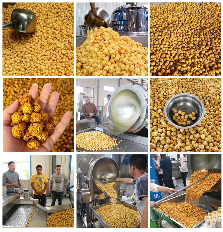 automatic popcorn machine, industrial popcorn machine,popcorn making machine