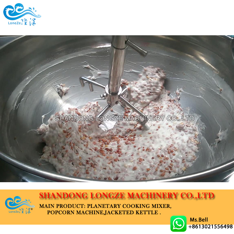 nougat candy cooking mixer machine， automatic cooking mixer machine， toffee cooking mixer machine