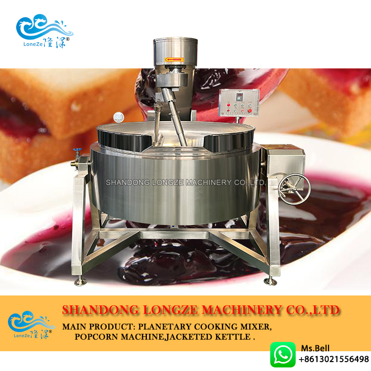 fruit jam cooking mixer， jam cooking mixer machine， industrial jam cooking mixer