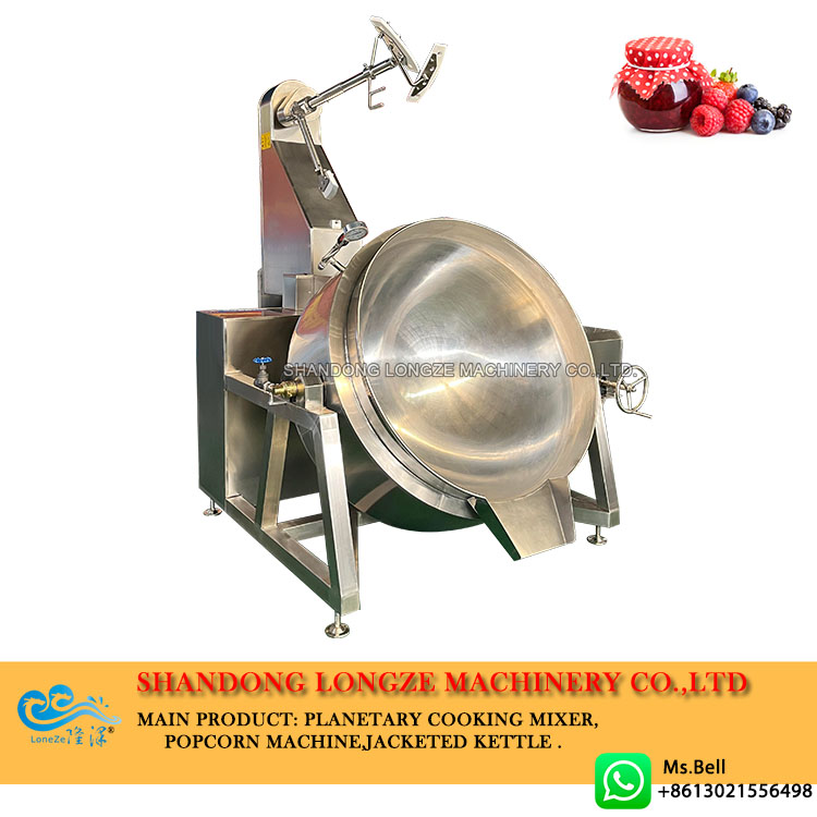 fruit jam cooking mixer， jam cooking mixer machine， industrial jam cooking mixer