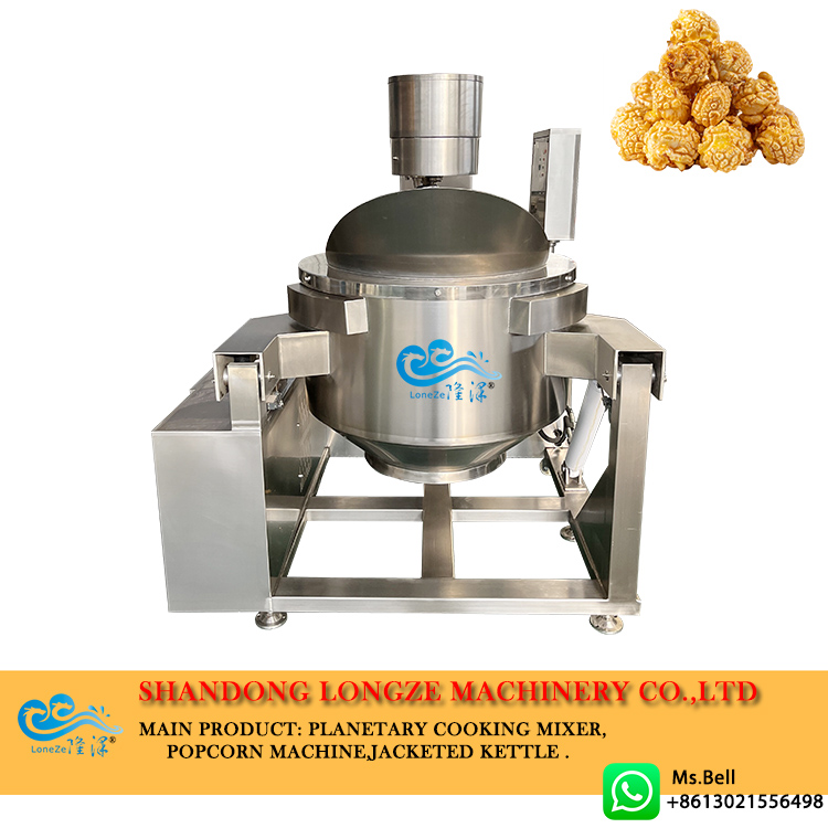 electric popcorn machine， automatic popcorn machine，industrial popcorn machine