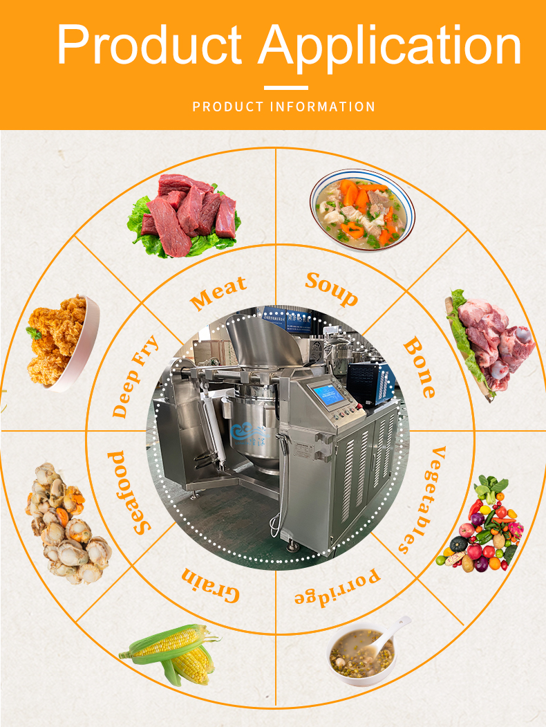 automatic blanching machine, meat blanching pot machine, vegetables blanching machine