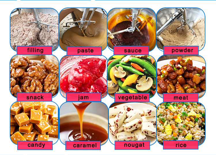 Sambal paste cooking pan, Sambal cooking mixer machine,industrial Sambal sauce making machine mixer
