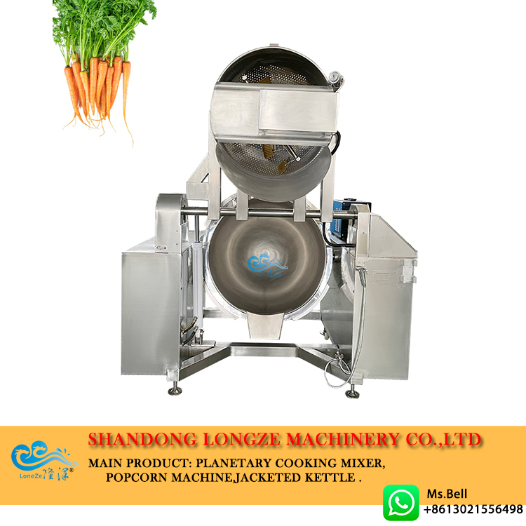 blanching pot machine, vegetables blanching machine, jacketed kettle blanching machine