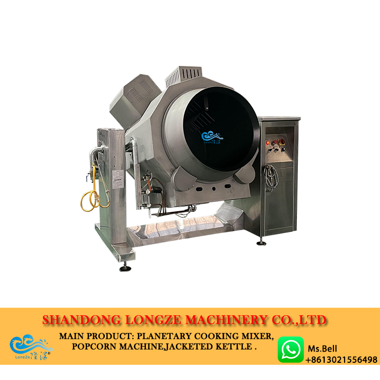 automatic rotary cooking machine , intelligent stir fry machine, cooking drum machine