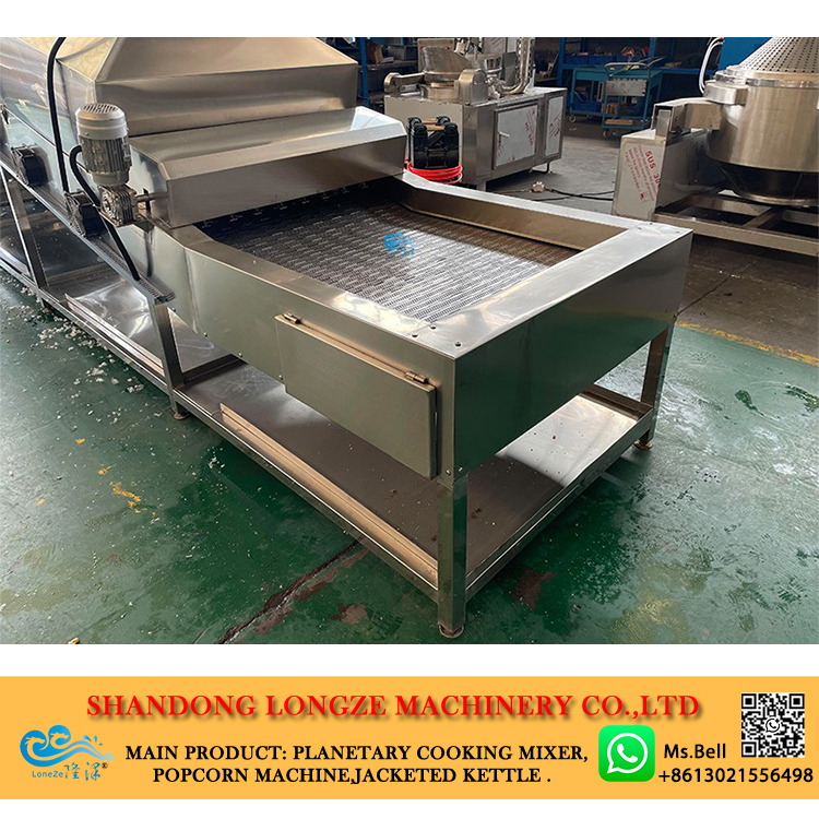 popcorn processing line, automatic popcorn production line, snack food popcorn machine