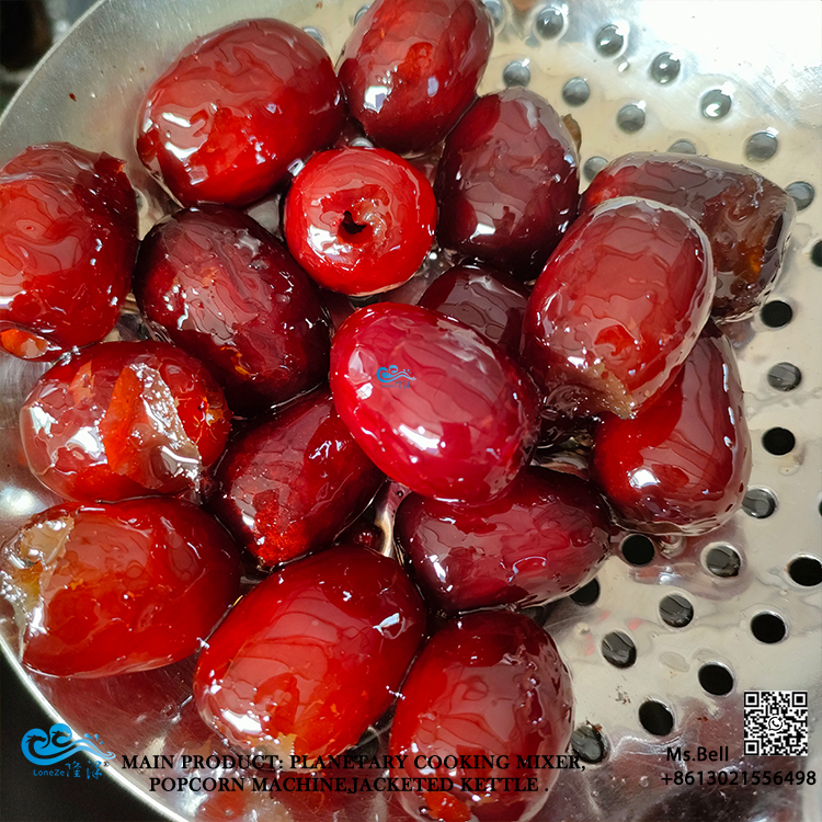 sugar dipping machine, candied fruit cooking pot, vacuum sugar dipping pot