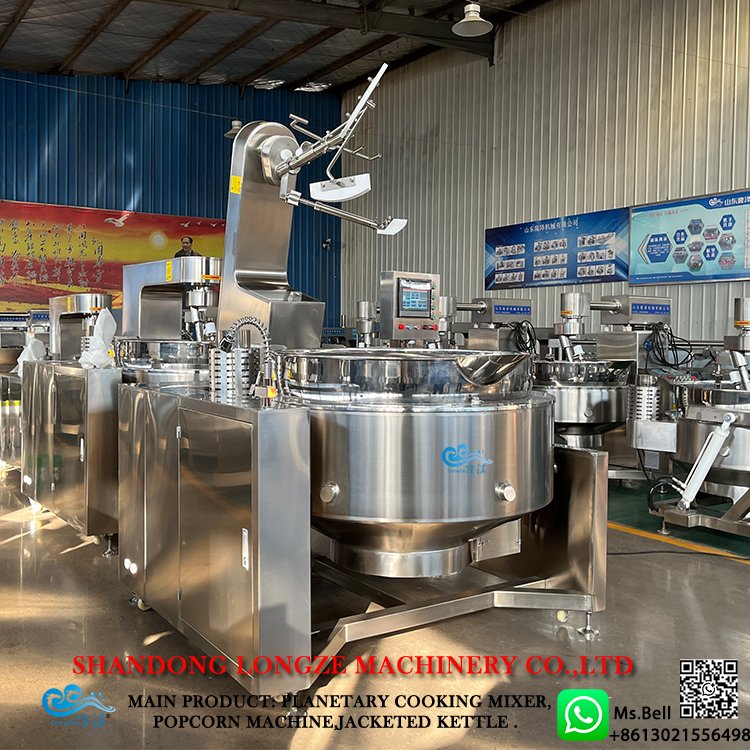 halwa making pot， industrial halwa cooking mixer machine， machine for making halwa