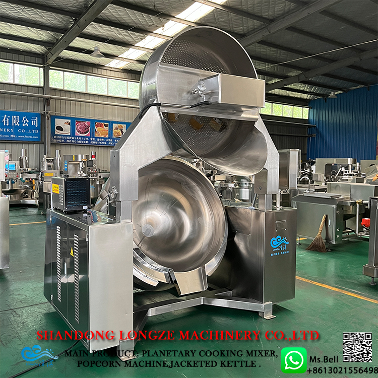 blanching machine, hot soak mushroom machine, automatic boiling pot
