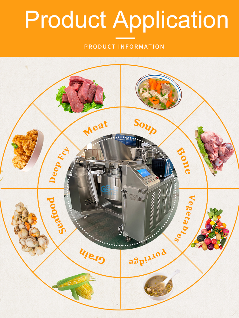 industrial braising duck pot,automatic stew vegetables cooking pot, blanching machine