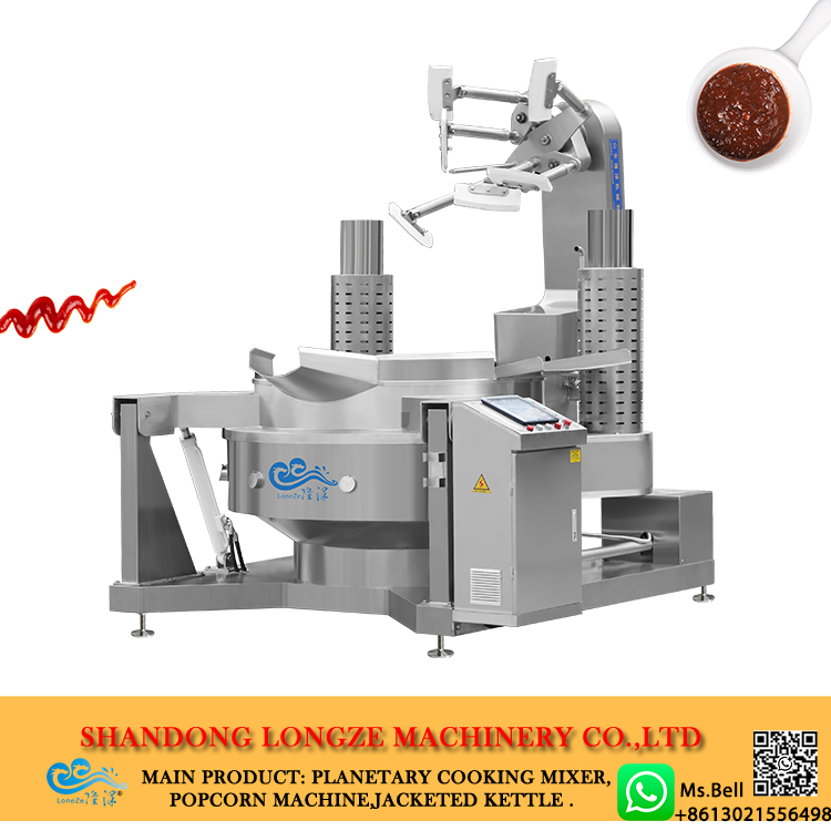 sauce cooking pan, electric sauce cooking kettle, stir fry sauce machine