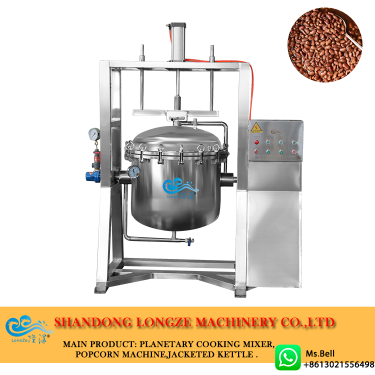 chickpeas high pressure cooker, automatic pressure cooking pot, industrial high pressure kettle