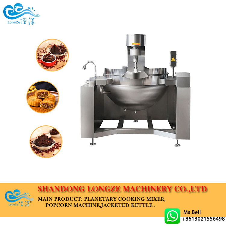 planetary cooking mixer, steam cooking kettle, double layer jacket kettle