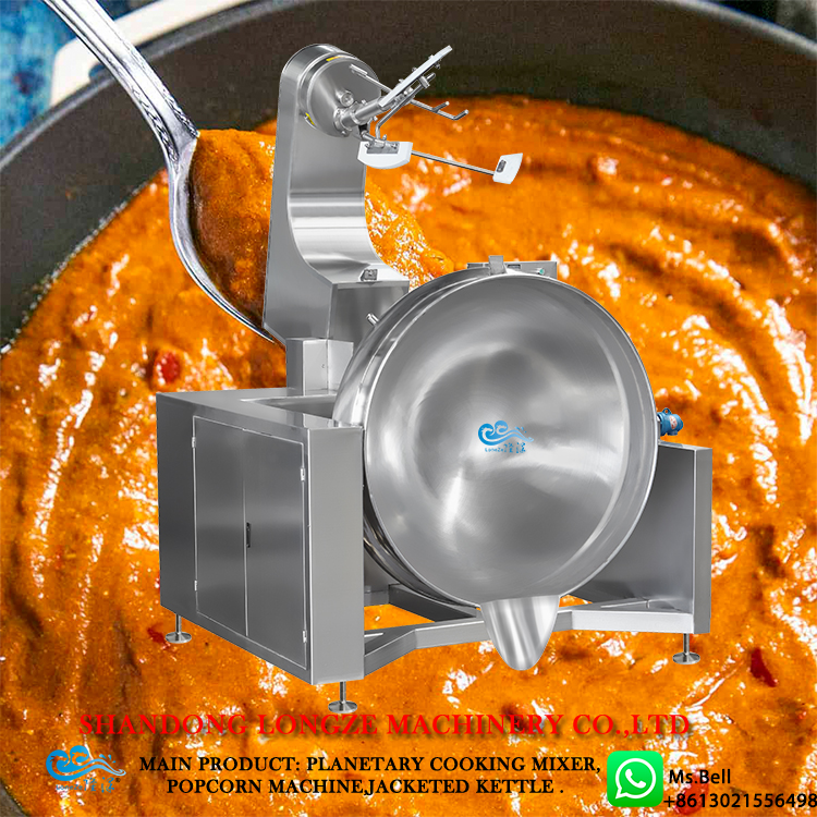 planetary cooking mixer, steam cooking kettle, double layer jacket kettle
