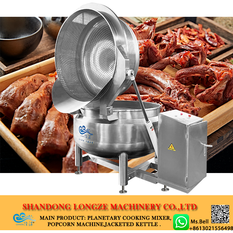 industrial boiling kettle, commercial boiling pot,automatic blanching machine