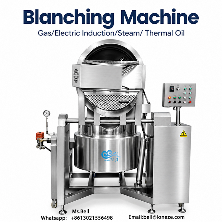  industrial bean boiling pot, commercial blanching kettle, soybean boiling machine, customizable blanching machine 